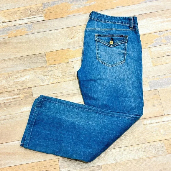 TOMMY HILFIGER Washed blue  jeans - Picture 1 of 8